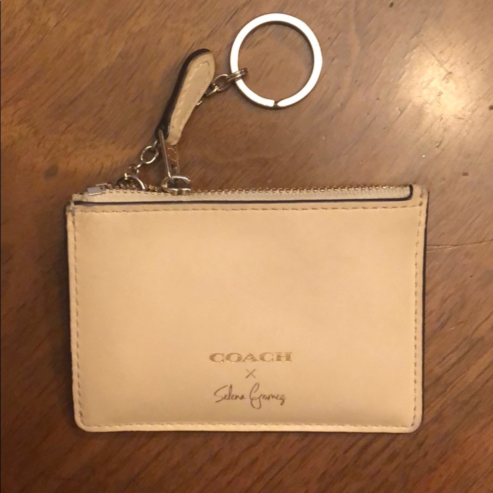 Coach X Selena Gomez keychain wallet